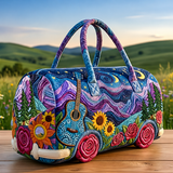 Carys - Quilted Weekender Duffle Bag