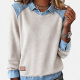 Isobel - Contrast Panel Jumper