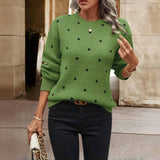 Evie - Polka Dot Knit Jumper