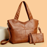 Philippa - Vegan Leather Shoulder Bag Set
