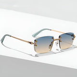 Cordelia - Gold-Tone Gradient Sunglasses
