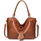 Maeve - Tasselled Shoulder Tote Bag