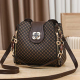 Catherine - Patterned Crossbody Bucket Bag
