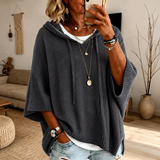 Imogen - Hooded Poncho Jumper