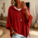 Ivy - Hooded Poncho Jumper