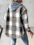 Rowan - Checked Hooded Shacket