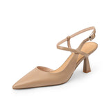 Miranda - Pointed Ankle Strap Heels