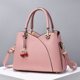 Rose - Structured Cherry Charm Tote Bag