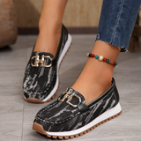 Florence - Buckle-Trim Slip-On Loafers