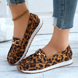 Carys - Leopard Print Loafers