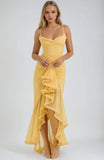Chloe™ | Yellow Mesh Dress