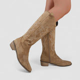 Isobel - Classic Knee-High Western Boots