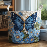 Bryony - Quilted Butterfly Laundry Basket