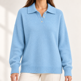 Arabella - Collared Button Knit Jumper