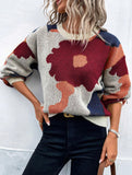 Esme - Painterly Floral Knit Jumper