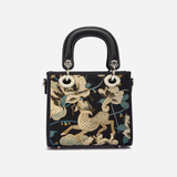 Tang Red 17 Gilt Qilin Peony Song Brocade Bag