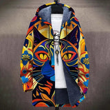 Margot - Printed Hooded Longline Jacket