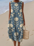 Belle | Boho Midi Dress