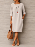 Rachel - Slimming Casual Midi Dress