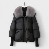 Lucyna – Elegant Jacket with Faux Fur