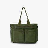 Elodie - Ribbed Corduroy Tote Bag