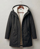 Ottilie - Hooded Longline Parka Coat