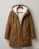 Felicity - Hooded Longline Parka Coat