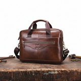 Verity - Structured Vegan Leather Briefcase