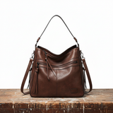 Thea - Vegan Leather Slouchy Hobo Shoulder Bag