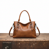 Philippa - Structured Vegan Leather Shoulder Bag