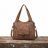 Felicity - Vintage Vegan Leather Shoulder Bag