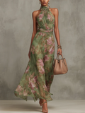 Serena | Long Chiffon Dress