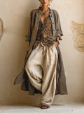 Harriet - Printed Three-Piece Trouser Set
