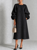 Maeve - Floral Cuff Midi Dress
