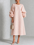 Cordelia - Floral Button-Front Midi Dress