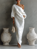 Serena - One-Shoulder Flowing Maxi Dress