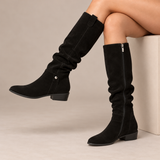 Beatrice - Elegant Slouch Knee-High Boots