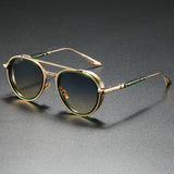 Ophelia - Vintage Gold Gradient Sunglasses