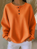 Hazel - Waffle Knit Henley Top