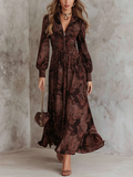 Eleanor - Paisley Print Maxi Dress
