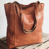 Iris - Spacious Tan Everyday Tote Bag