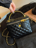 Juliet - Quilted Top-Handle Crossbody Bag