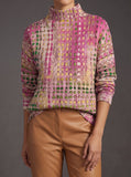 Seren - Printed High Neck Jumper