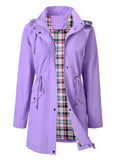 Rowan - Longline Hooded Rain Jacket