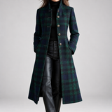 Heather - Tailored Check Midi Coat