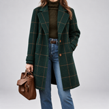 Verity - Checked Longline Coat