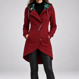 Rebecca - Hooded Longline Zip Jacket