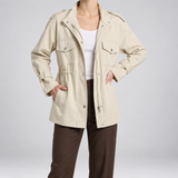 Fiona - Drawstring Waist Utility Jacket