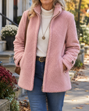 Romilly - Teddy Texture Zip Jacket