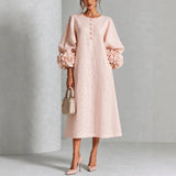 Arabella - Rose-Cuff Midi Dress